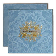 Buy Islamic Wedding cards in UK, Floral Indian Wedding cards, Budget Indian Wedding Invitation cards